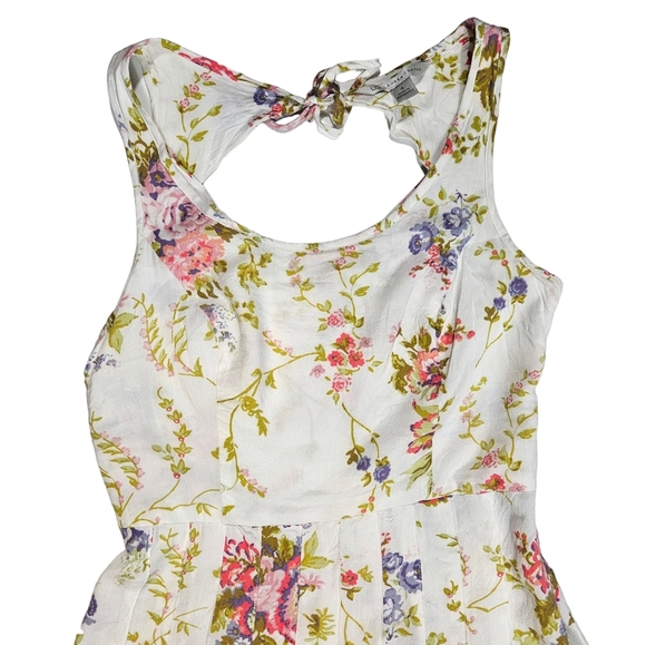 Lauren Conrad LC Floral Print Maxi Long Dress Size 4 Keyhole Back Fairy Feminine - Picture 8 of 16